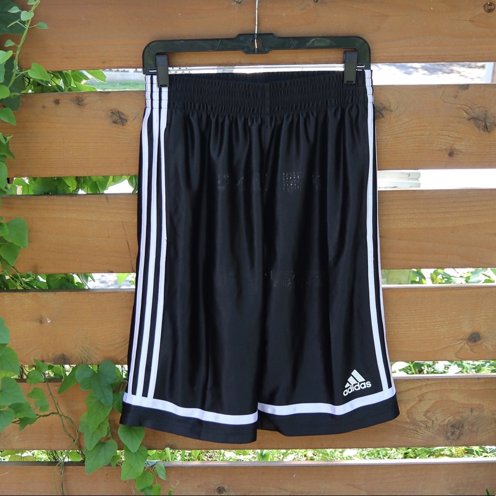 Adidas Black & White Basketball Shorts